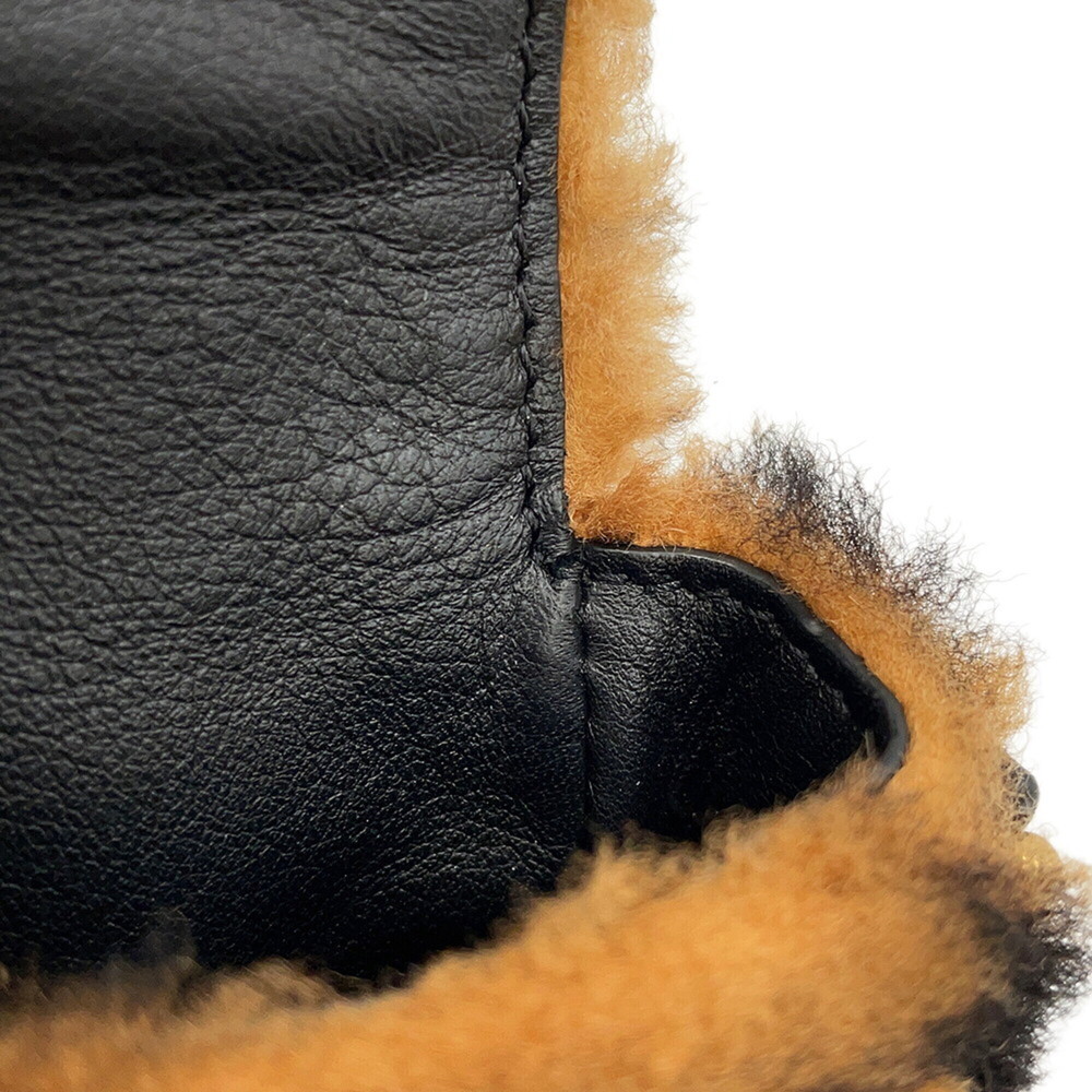 Fendi Zucca pattern baguette mini handbag, sheepskin and leather, 8BS017, FEN... - Picture 10 of 15